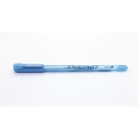   Zseléstoll, 0,25 mm, kupakos, törölhető, FLEXOFFICE "FlexCorrect", kék