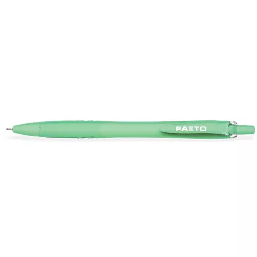 Zseléstoll, 0,3 mm, nyomógombos, vegyes pasztell színek, FLEXOFFICE "PAZTO", kék - 12db