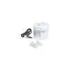 Hegyező, kétlyukú, asztali, elemes, USB töltővel, RAPESCO"PS12-USB", fehér