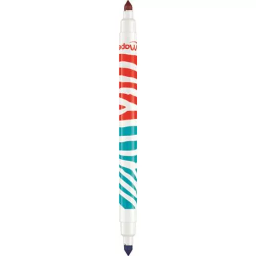 Filctoll készlet, kimosható, MAPED "Color`Peps Duo", 20 különböző szín