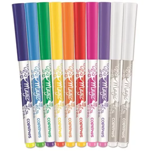 Filctoll készlet, 3,6 mm, MAPED "Color`Peps Magic", 8+2 különböző szín