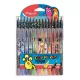 Filctoll és színes ceruza készlet, MAPED "Color'Peps Monster" 12+15 különböző szín