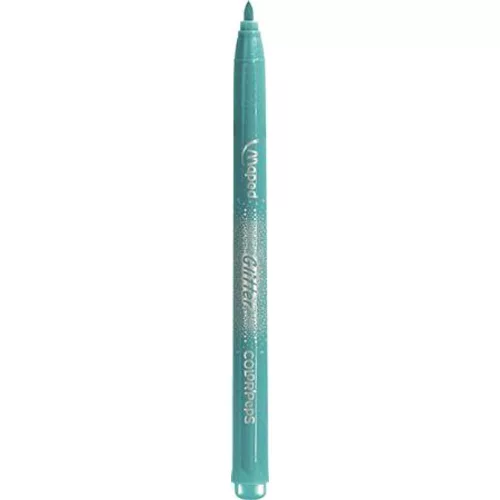 Filctoll készlet, 2,8 mm, csillámos, MAPED "Color`Peps Glitter", 10 különböző szín