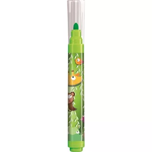 Filctoll készlet, 5 mm, kimosható, vastag, MAPED "Jungle Fever", 12 különböző szín