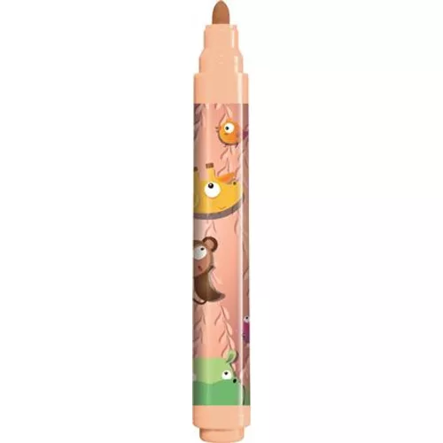 Filctoll készlet, 5 mm, kimosható, vastag, MAPED "Jungle Fever", 12 különböző szín