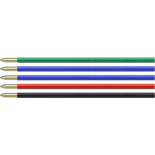 Golyóstollbetét, 0,5 mm, SCHNEIDER "Take 4", 4 különböző szín - 5db