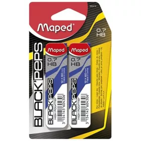   Grafitbél, 0,7 mm, HB, 2x12 szálas, MAPED "Black Peps" - 24szál