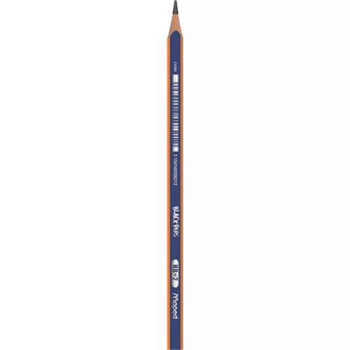 Grafitceruza, HB, háromszögletű, MAPED "Black`Peps Navy" - 12db