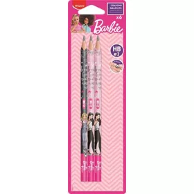   Grafitceruza, HB, háromszögletű, MAPED "Barbie" - 6 darab