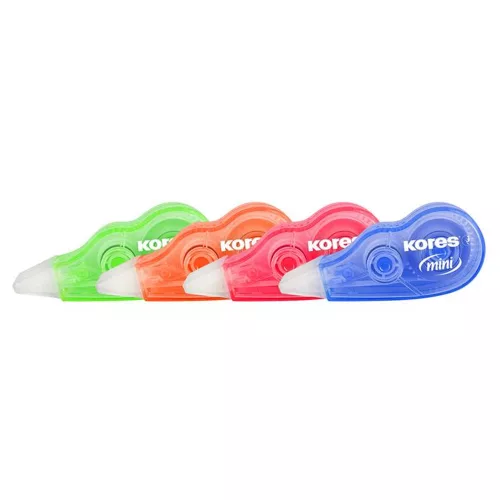 Hibajavító roller, 5 mm x 5 m, KORES "Mini", vegyes szín - 2db