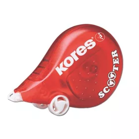  Hibajavító roller, 4,2 mm x 8 m, KORES "Scooter", piros - 8méter