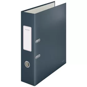   Iratrendező, 80 mm, A4, karton, 180°, LEITZ "Cosy Soft Touch", bársonyszürke