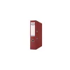 Iratrendező, 75 mm, A4, PP/karton,  DONAU "Szivárvány", bordó