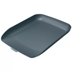   Irattálca, műanyag, LEITZ "Cosy", bársonyszürke
