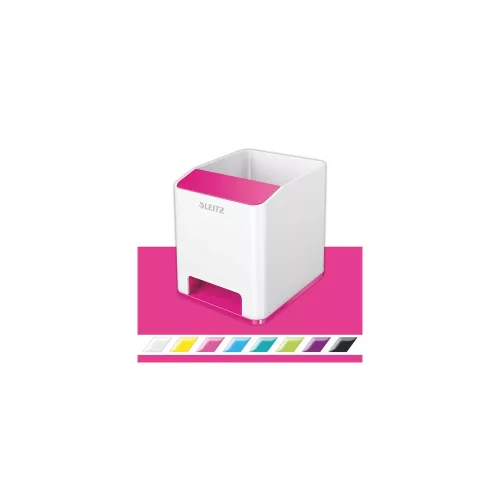 Írószertartó, kettős színhatású, LEITZ "Wow", rózsaszín