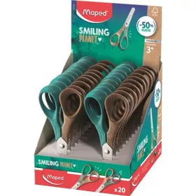   Olló display, óvodai, 12 cm, FSC, MAPED "Smiling Planet Vivo" - 20db