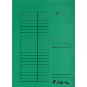 Gyorsfűző, karton, A4, VICTORIA OFFICE, zöld