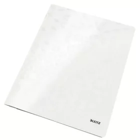  Gyorsfűző, laminált karton, A4, LEITZ "Wow", fehér