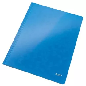   Gyorsfűző, laminált karton, A4, LEITZ "Wow", kék