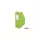 Iratpapucs, PVC/karton, 100 mm, összehajtható, ESSELTE, Vivida zöld