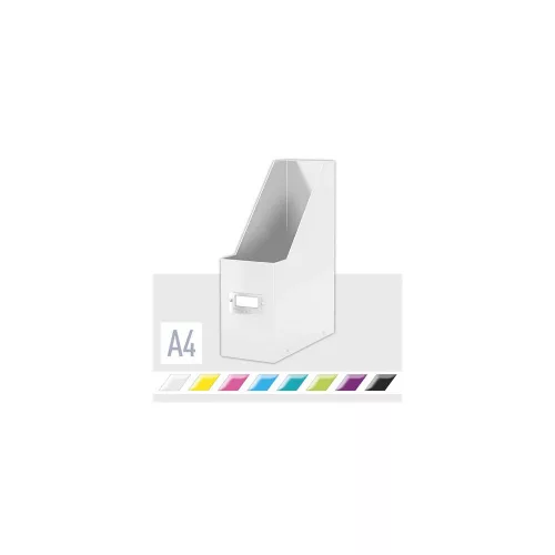 Iratpapucs, PP/karton, 95 mm, LEITZ "Click&Store", fehér