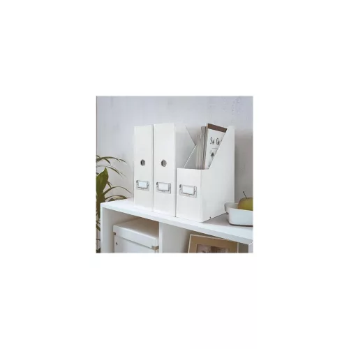 Iratpapucs, PP/karton, 95 mm, LEITZ "Click&Store", fehér
