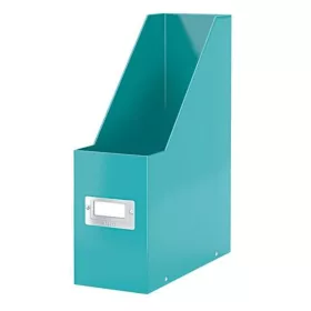   Iratpapucs, PP/karton, 95 mm, LEITZ "Click&Store", jégkék