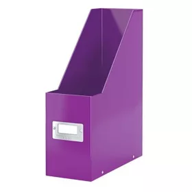   Iratpapucs, PP/karton, 95 mm, LEITZ "Click&Store", lila