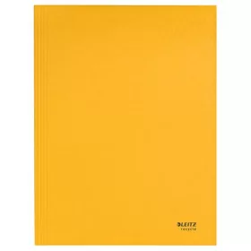   Pólyás dosszié, karton, A4, LEITZ "Recycle", sárga