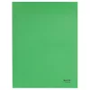 Pólyás dosszié, karton, A4, LEITZ "Recycle", zöld