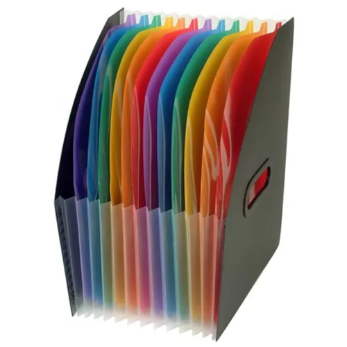 Iratpapucs, PP, 12 részes, VIQUEL, "Rainbow Class", fekete