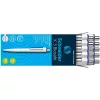 Golyóstoll, 0,5 mm, nyomógombos, SCHNEIDER "K3 Biosafe", kék