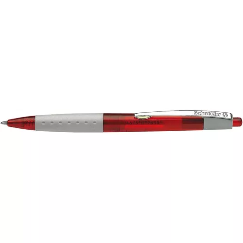 Golyóstoll, 0,5 mm, nyomógombos, SCHNEIDER "Loox", kék
