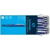 Golyóstoll, 0,5 mm, nyomógombos, SCHNEIDER "K20 Icy", kék