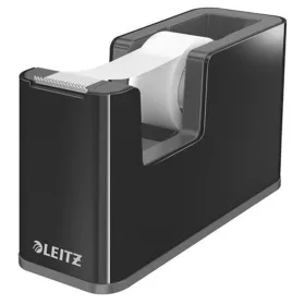   Ragasztószalag-adagoló, asztali, feltöltött, LEITZ "Duo", fekete