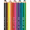 Színes ceruza készlet, háromszögletű, MAPED "Color`Peps Star", 18 különböző szín