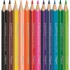 Színes ceruza készlet, háromszögletű, MAPED "Color`Peps Star Mini", 12 különböző szín