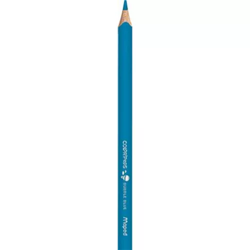 Színes ceruza készlet, háromszögletű, vastag, MAPED "Jumbo", 12 különböző szín