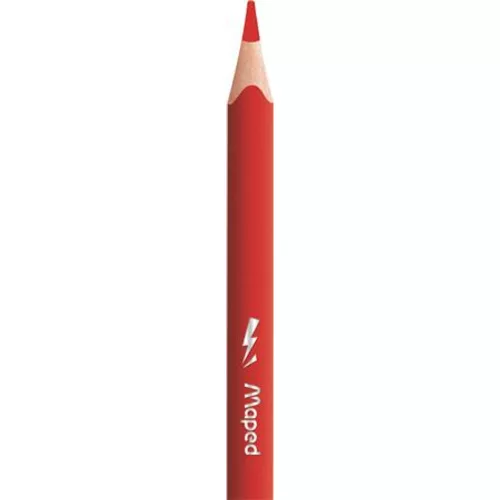 Színes ceruza készlet, háromszögletű, MAPED "Mini Color`Peps Strong", 12 különböző szín