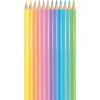 Színes ceruza készlet, háromszögletű, MAPED "Color`Peps Pastel", 12 különböző pasztell szín