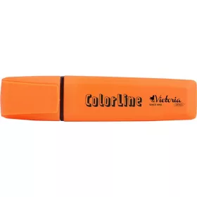   Szövegkiemelő, 1-5 mm, VICTORIA OFFICE, "ColorLine", narancssárga