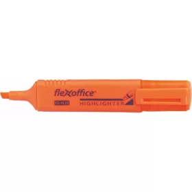   Szövegkiemelő, 1-4 mm, FLEXOFFICE "HL05", narancs