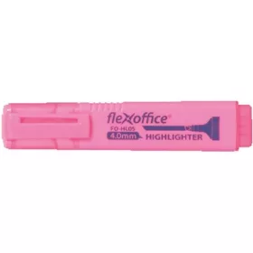   Szövegkiemelő, 1-4 mm, FLEXOFFICE "HL05", rózsaszín