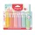 Szövegkiemelő készlet, 1-5 mm, MAPED "Fluo Peps Quality", 6 különböző pasztell szín - 6db