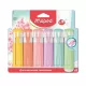 Szövegkiemelő készlet, 1-5 mm, MAPED "Fluo Peps Quality", 6 különböző pasztell szín - 6db