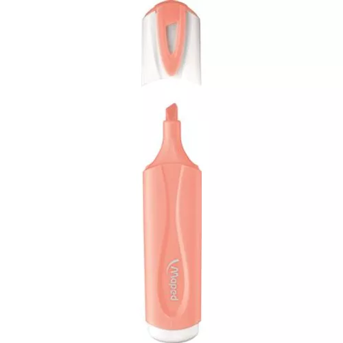 Szövegkiemelő készlet, 1-5 mm, MAPED "Fluo Peps Quality", 6 különböző pasztell szín - 6db