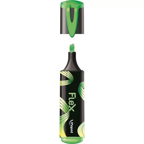 Szövegkiemelő készlet, 1-5 mm, MAPED "Fluo Peps Flex", 4 különböző szín - 4db