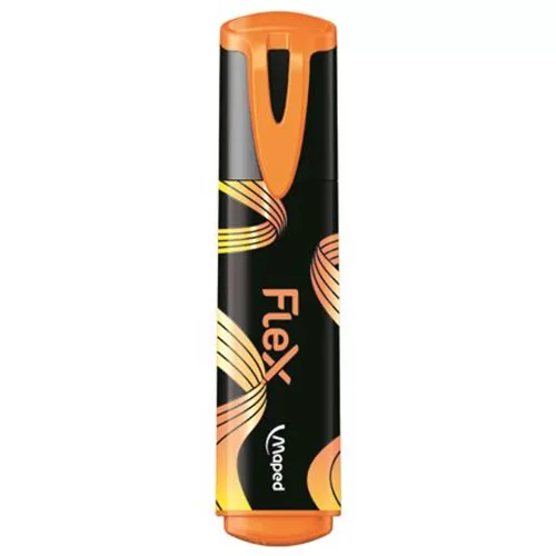 Szövegkiemelő display, 1-5 mm, MAPED "Fluo Peps Flex", vegyes színek - 24db