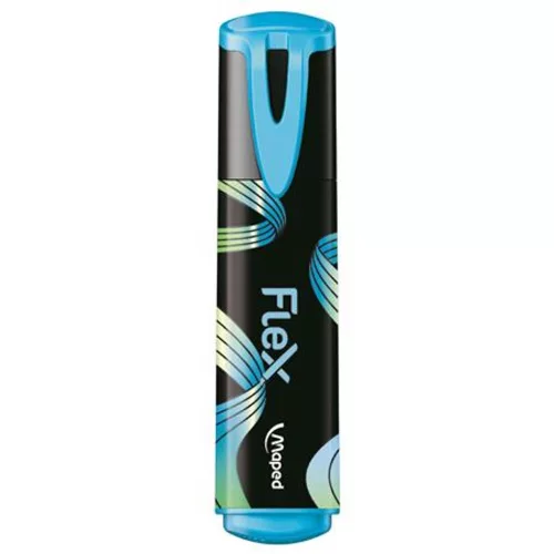 Szövegkiemelő display, 1-5 mm, MAPED "Fluo Peps Flex", vegyes színek - 24db