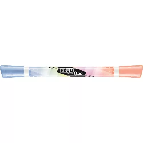 Szövegkiemelő készlet, 1-5 mm, kétvégű, MAPED "Fluo Peps Duo", 6 különböző pasztell szín